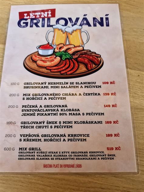 rožnovský pivovar menu|Rožnovský pivovar 